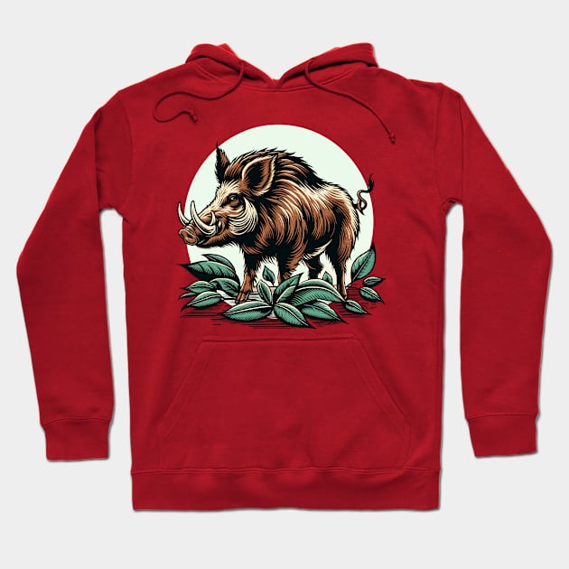 Wild boar Hoodie by Art_Boys